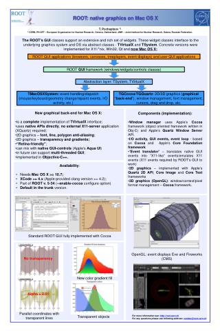 For more information see: root.cern.ch