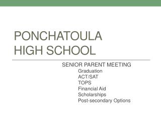 Ponchatoula High School