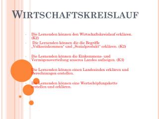 Wirtschaftskreislauf