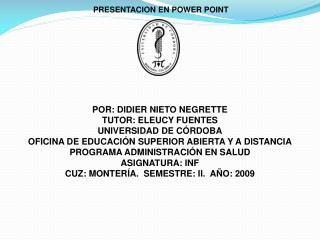 PRESENTACION EN POWER POINT