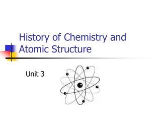 History of Chemistry and Atomic Structure