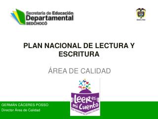 PLAN NACIONAL DE LECTURA Y ESCRITURA