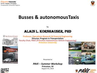 Busses & autonomousTaxis