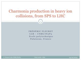 Charmonia production in heavy ion collisions, from SPS to LHC