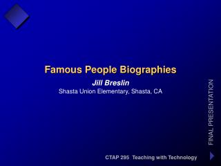 CTAP 295 Teaching with Technology