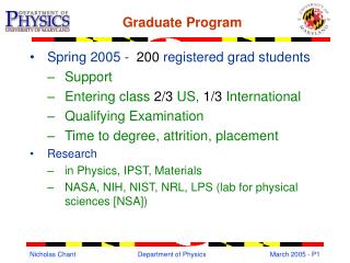 Graduate Program