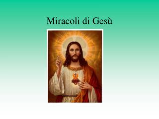 Miracoli di Gesù