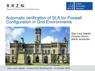 Automatic verification of SLA for Firewall Configuration in Grid Environments