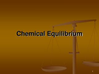 Chemical Equilibrium