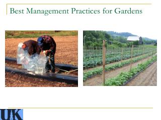 Best Management Practices for Gardens