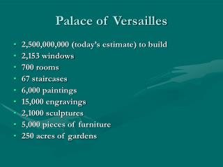 Palace of Versailles
