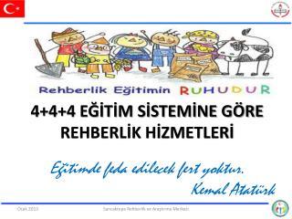 4+4+4 EĞİTİM SİSTEMİNE GÖRE REHBERLİK HİZMETLERİ