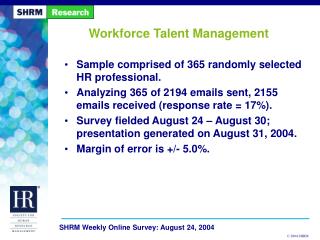 Workforce Talent Management