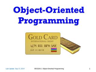 Object-Oriented Programming