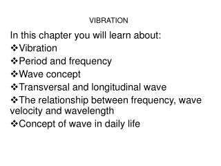 VIBRATION