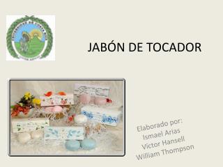 JABÓN DE TOCADOR