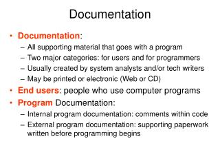 Documentation