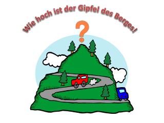 Wie hoch ist der Gipfel des Berges !