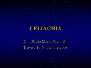 CELIACHIA