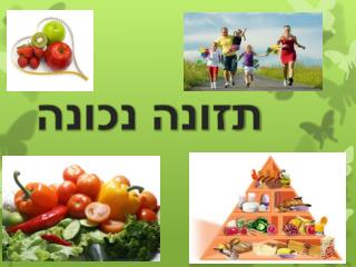 תזונה נכונה