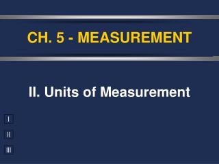CH. 5 - MEASUREMENT