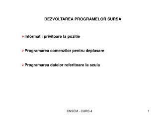 DEZVOLTAREA PROGRAMELOR SURSA