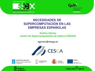 NECESIDADES DE SUPERCOMPUTACIÓN EN LAS EMPRESAS ESPAÑOLAS