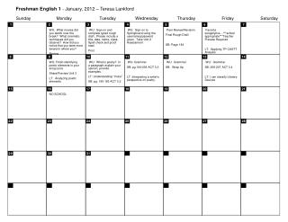 WU: Sign on to Springboard using the username/password given. Take Unit 2 Assessment