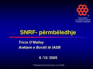 SNRF- përmbëledhje