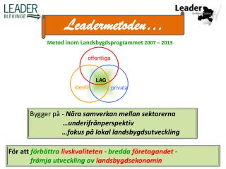 Leadermetoden …