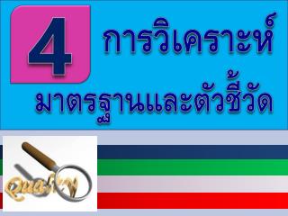 การวิเคราะห์ มาตรฐานและตัวชี้วัด