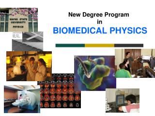 New Degree Program in BIOMEDICAL PHYSICS