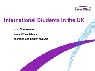 International Students in the UK