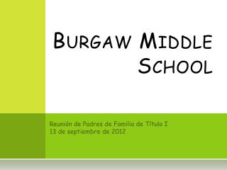 Burgaw Middle School