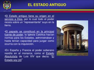 EL ESTADO ANTIGUO