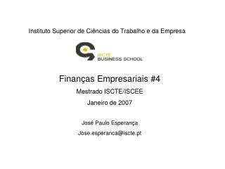 Instituto Superior de Ciências do Trabalho e da Empresa