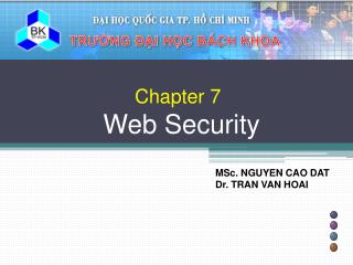 Chapter 7 Web Security