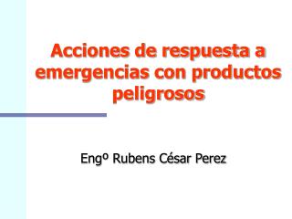 Engº Rubens César Perez