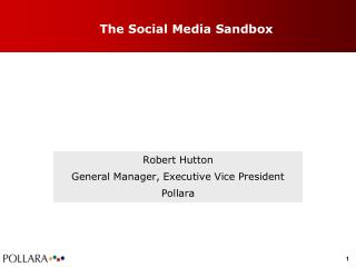 The Social Media Sandbox