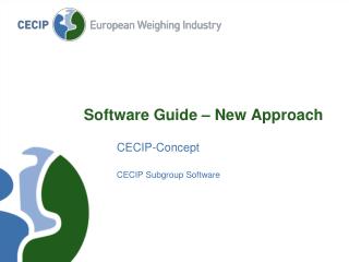 Software Guide – New Approach