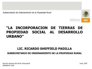 Subsecretaría de Ordenamiento de la Propiedad Rural