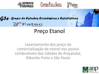 Preço Etanol