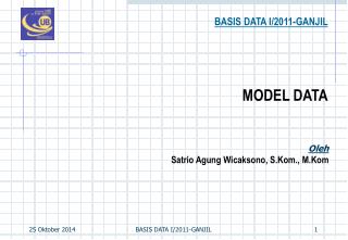 MODEL DATA