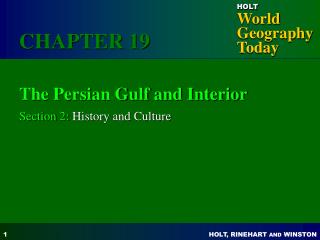 The Persian Gulf and Interior