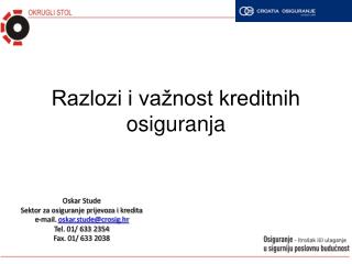 Razlozi i važnost kreditnih osiguranja