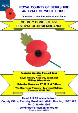 ROYAL COUNTY OF BERKSHIRE AND VALE OF WHITE HORSE Shoulder to shoulder with all who Serve