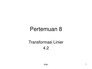 Pertemuan 8