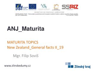 MATURITA TOPICS New Zealand_General facts II _19