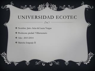 UNIVERSIDAD ECOTEC