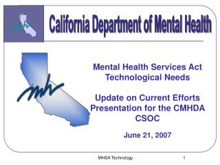 California Department of Mental Health